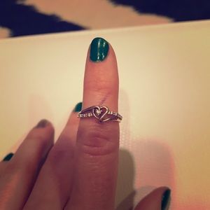 10k gold and diamond ring